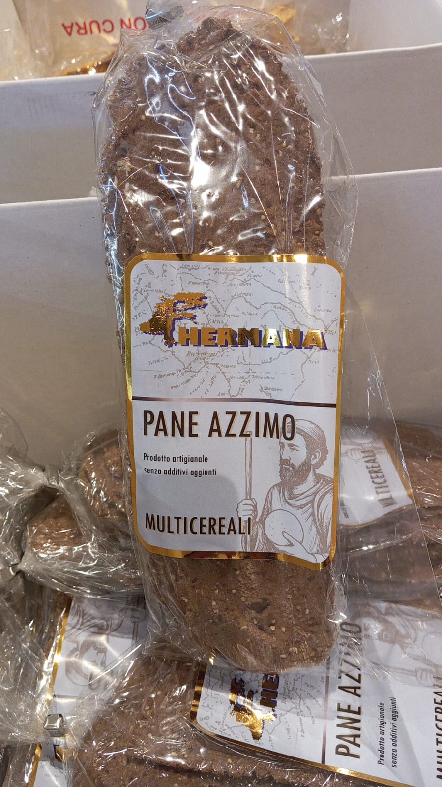 PANE AZZIMO "AI MULTICEREALI" DI HERMANA 300 gr