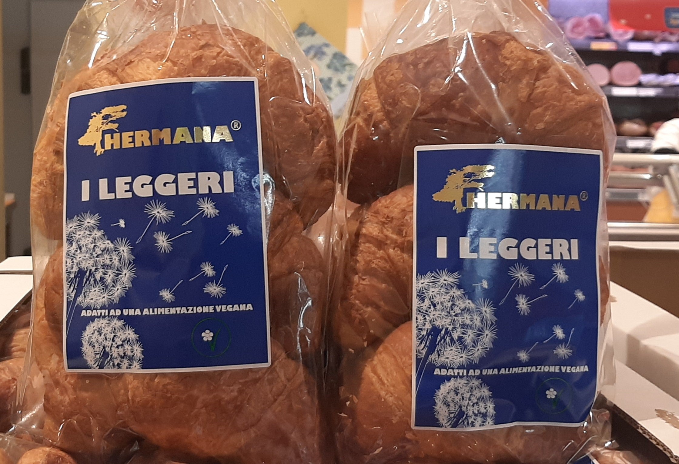 I CORNETTI " I LEGGERI" DI HERMANA SENZA LATTE E UOVA 250 gr