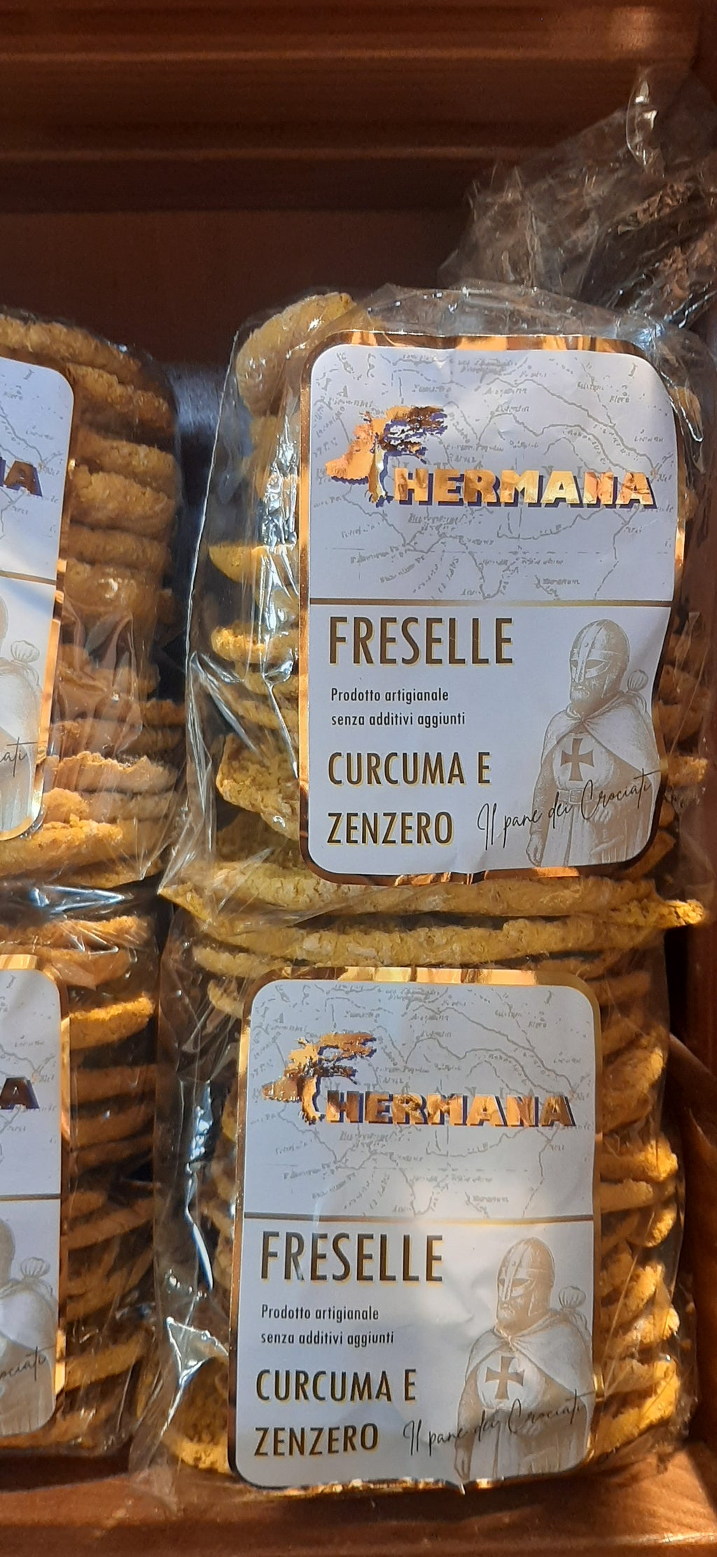 LE FRESE "ALLA CURCUMA E ZENZERO" DI HERMANA 400 GR
