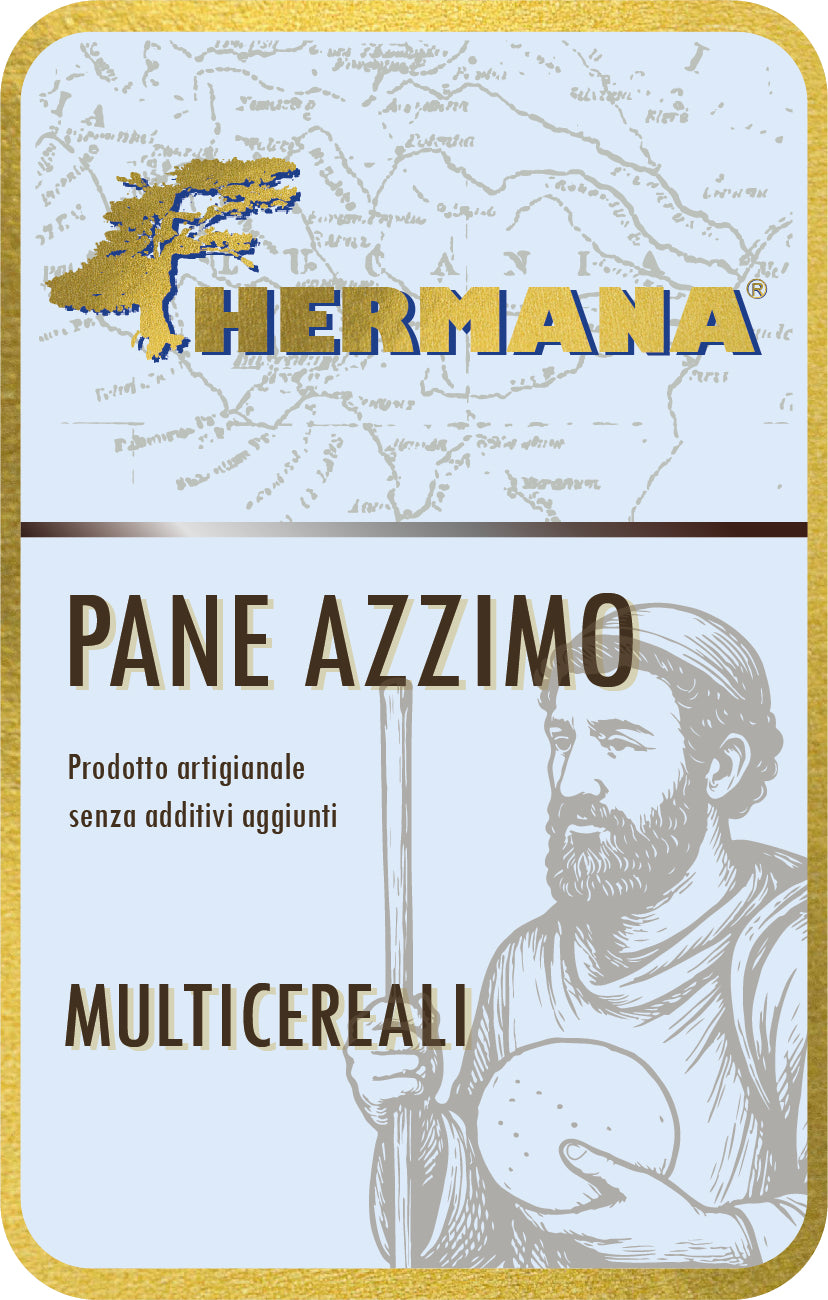 PANE AZZIMO "AI MULTICEREALI" DI HERMANA 300 gr