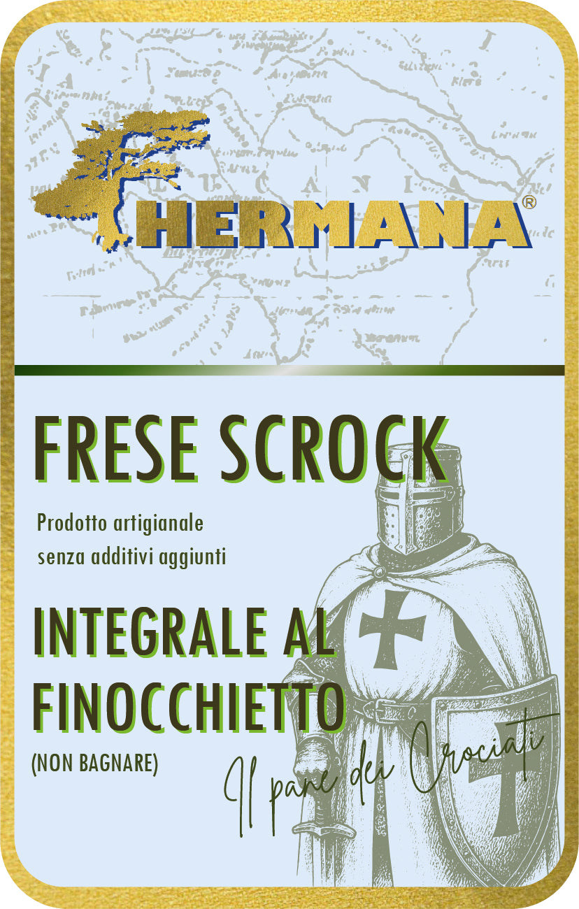 LE FRESE "SCROCK INTEGRALI AL FINOCCHIETTO" DI HERMANA 400 GR