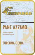 PANE AZZIMO "ALLA CURCUMA E CHIA" DI HERMANA 300 gr