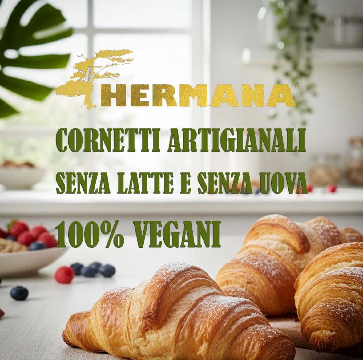 I CORNETTI " I LEGGERI" DI HERMANA SENZA LATTE E UOVA 250 gr