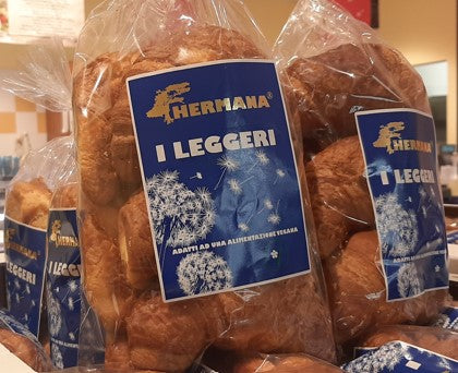 I CORNETTI " I LEGGERI" DI HERMANA SENZA LATTE E UOVA 250 gr