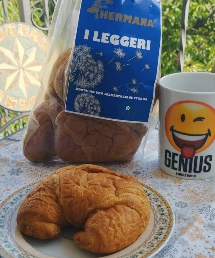 I CORNETTI " I LEGGERI" DI HERMANA SENZA LATTE E UOVA 250 gr