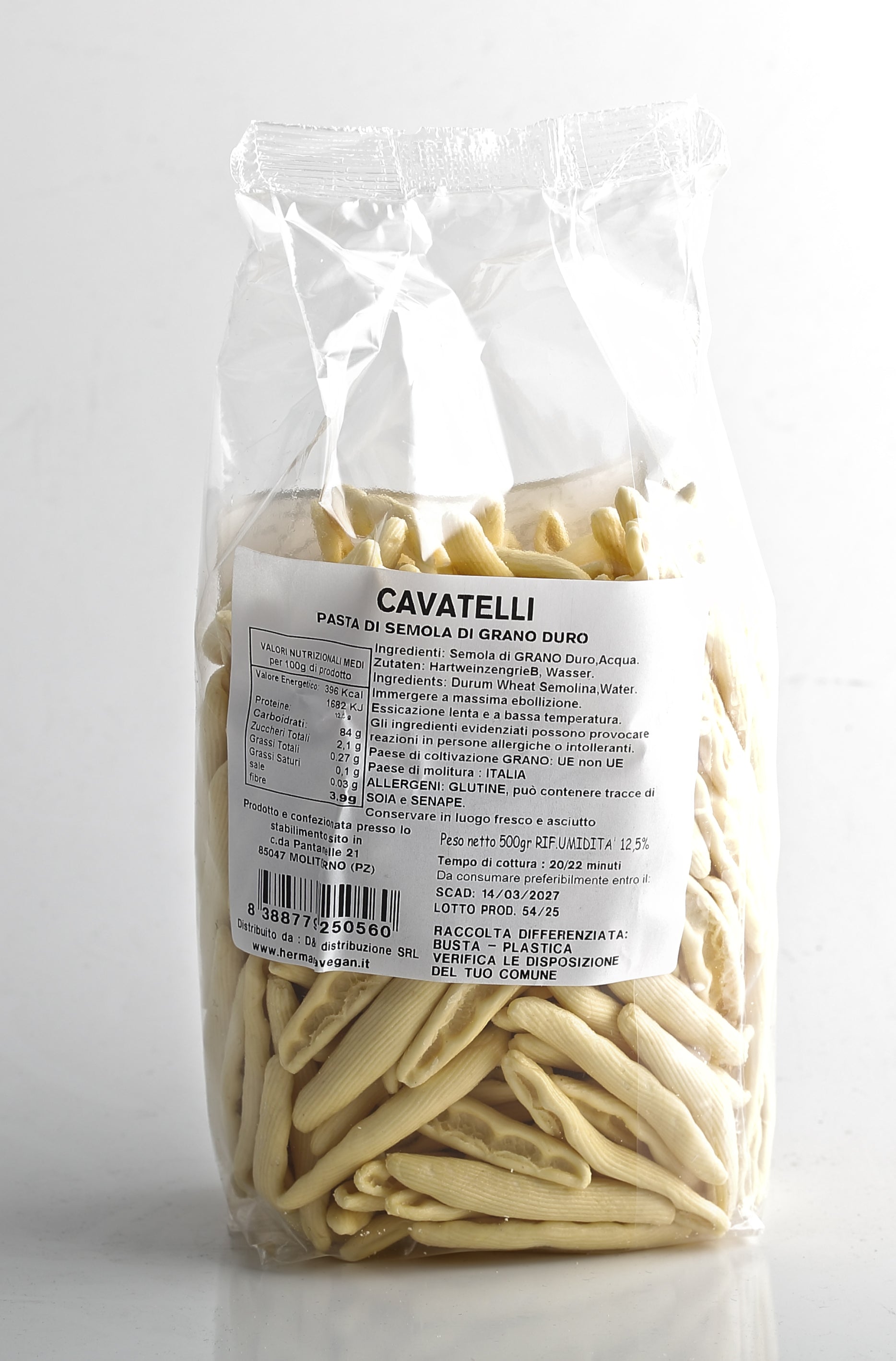 I CAVATELLI "SAPORI ANTICHI" DI HERMANA 500 GR