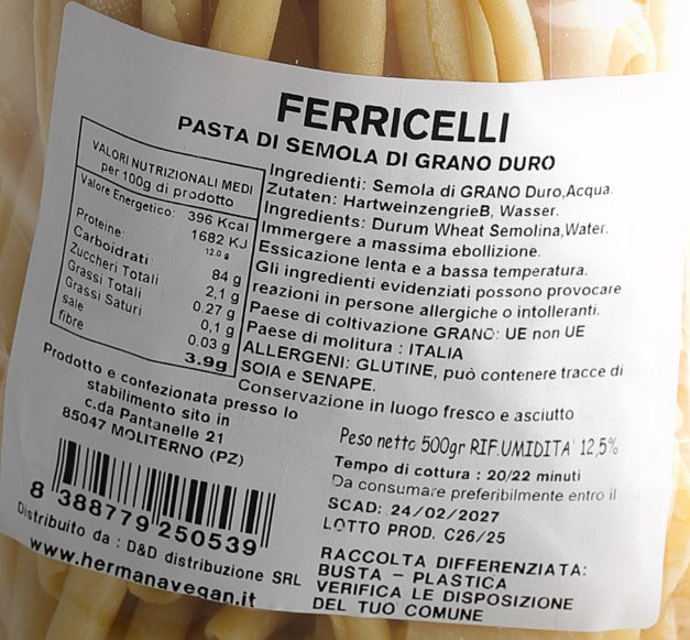 I FERRICELLI "I TRADIZIONALI" DI HERMANA 500 GR