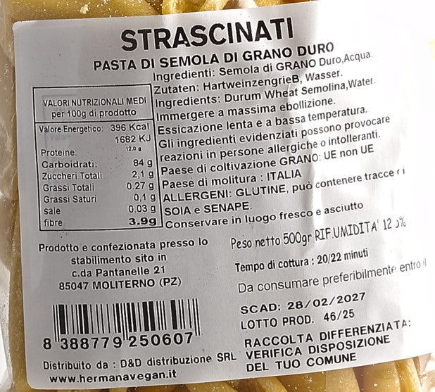 GLI STRASCINATI "IL GUSTO DI UN TERRITORIO" DI HERMANA 500 GR
