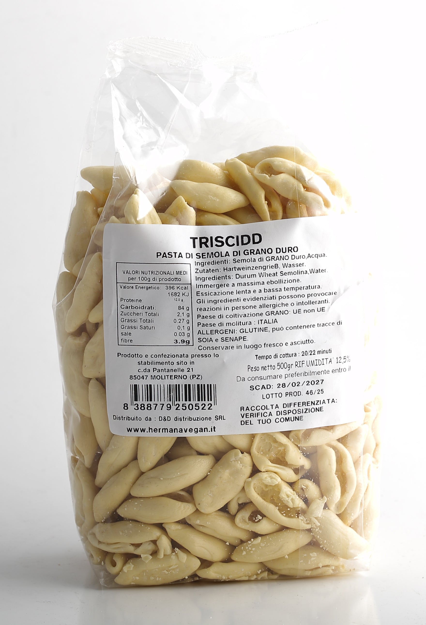I TRASCIDD "NON LA SOLITA PASTA" DI HERMANA 500 GR